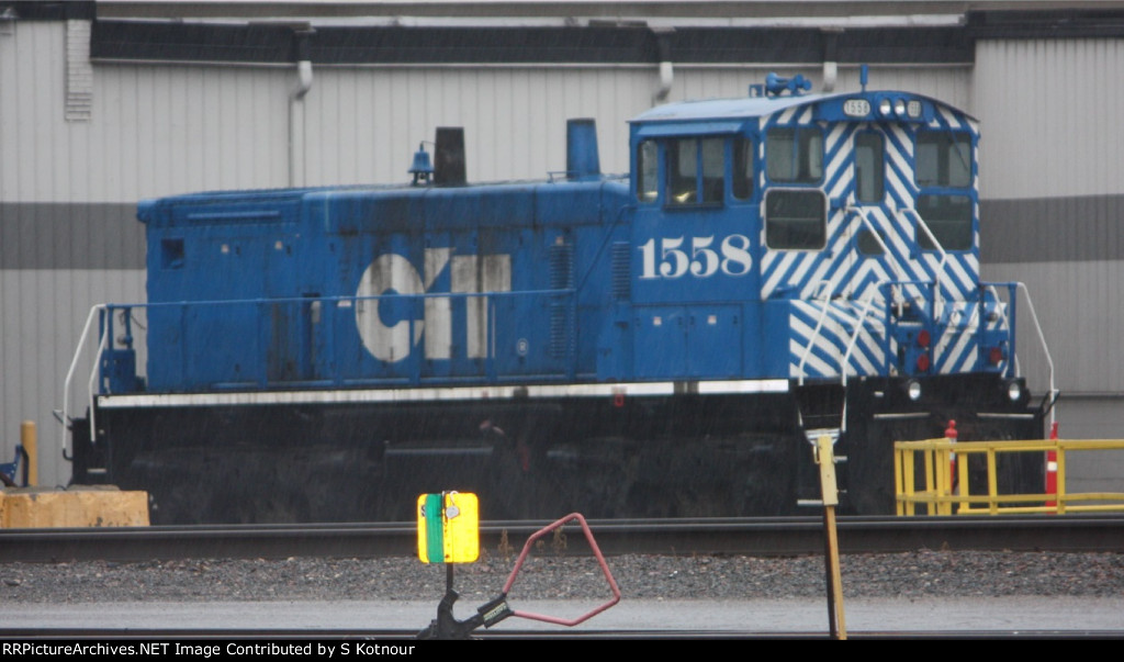 Cit rail sw1500 at Cp Rail shops st paul MN roundhouse Aug 2024